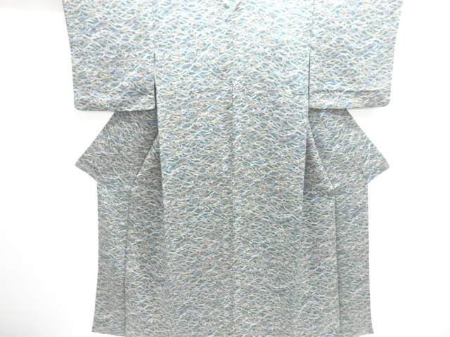 JAPANESE KIMONO / KOMON / CHIRIMEN / GRASS